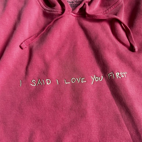 Selena Gomez & Benny blanco I said I loved you first embroidered hoodie xxl - Picture 3 of 4